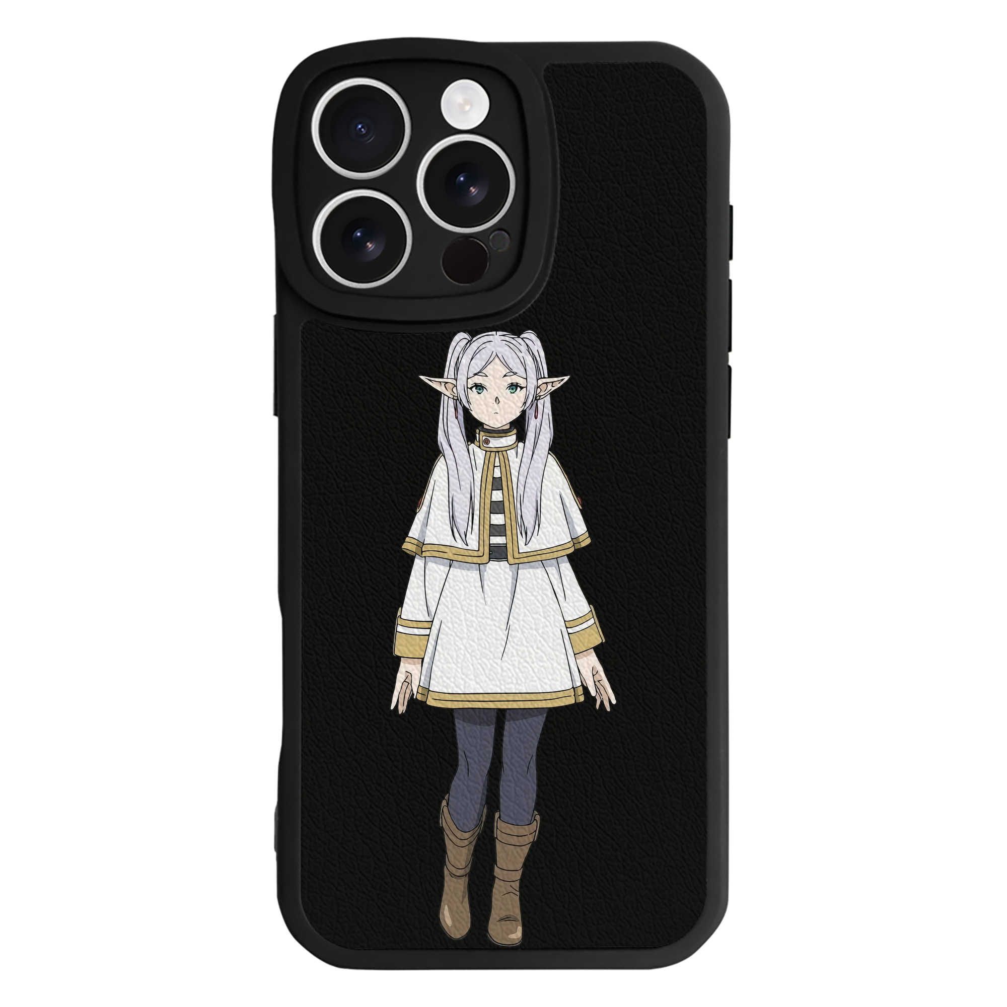 （画像用） 葬送のフリーレン Frieren 【iPhone 16シリーズ対応】シリコンスマホケース（レザー調） 材質：シリコン